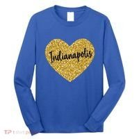 I Love Indianapolis Indiana Usa Cool Gift Long Sleeve Shirt thumb 0