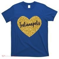 I Love Indianapolis Indiana Usa Cool Gift T-Shirt thumb 0
