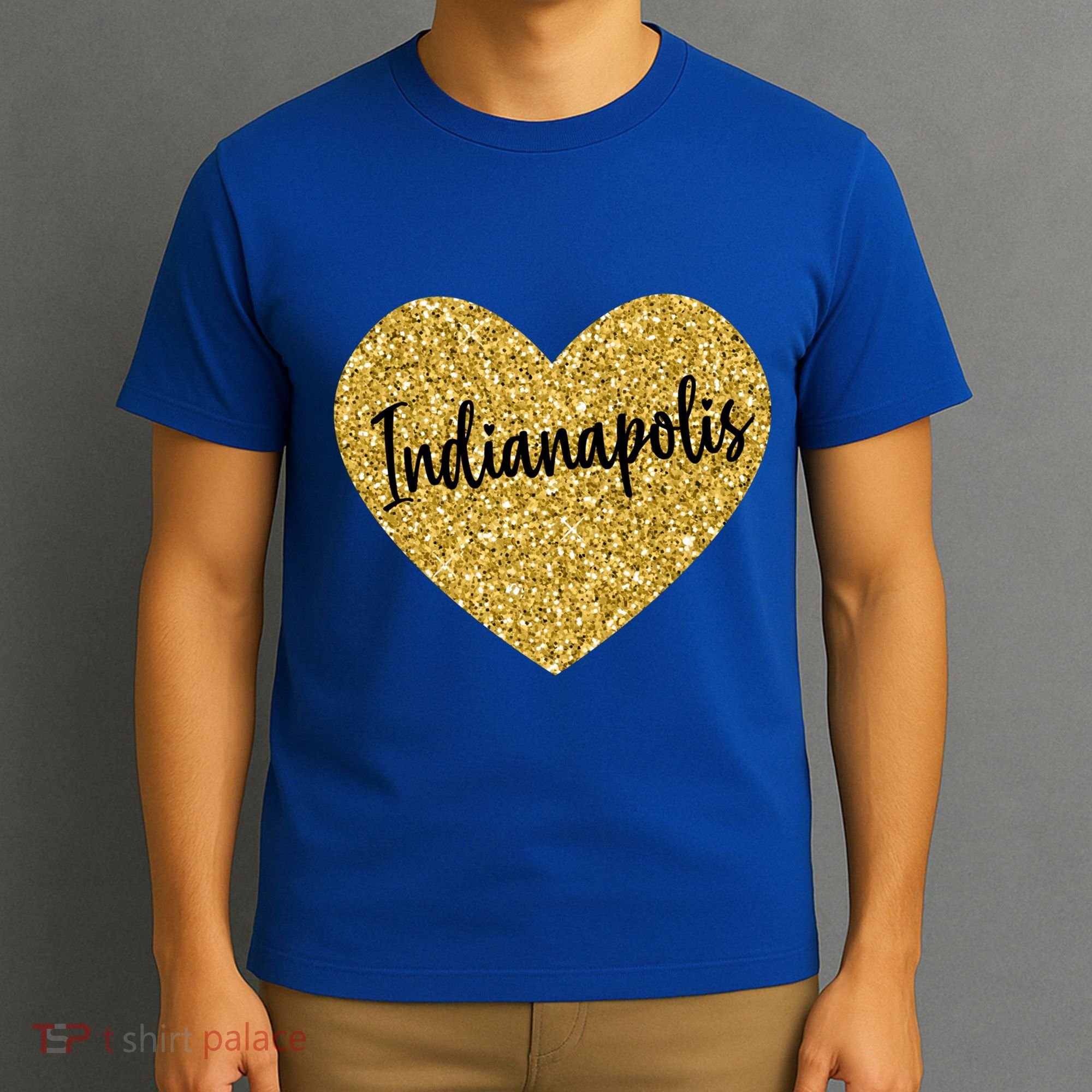 I Love Indianapolis Indiana Usa Cool Gift T-Shirt