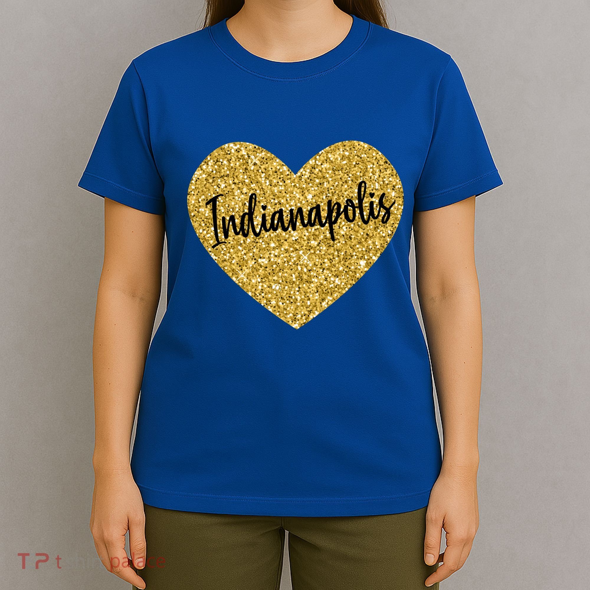 I Love Indianapolis Indiana Usa Cool Gift T-Shirt