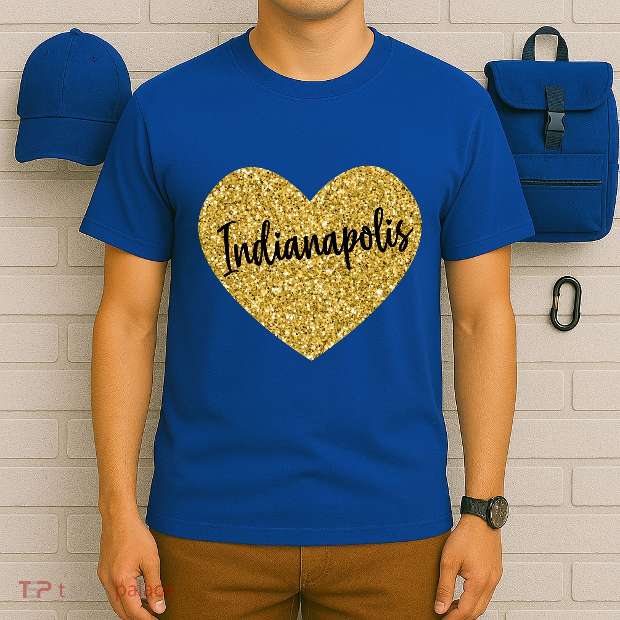 I Love Indianapolis Indiana Usa Cool Gift T-Shirt