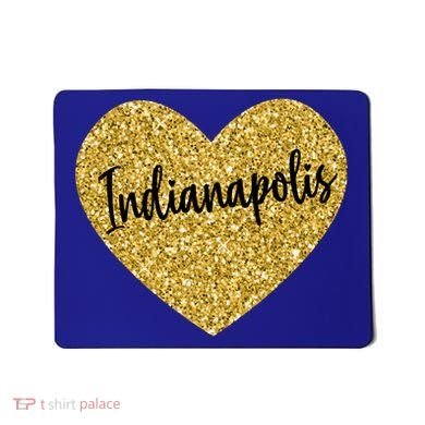 I Love Indianapolis Indiana Usa Cool Gift Mousepad