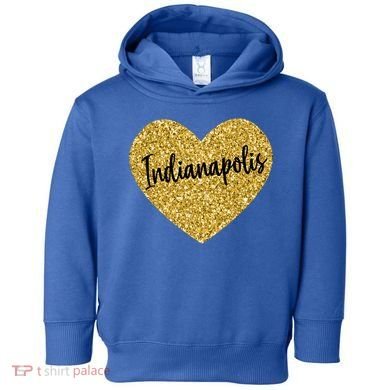 I Love Indianapolis Indiana Usa Cool Gift Toddler Hoodie