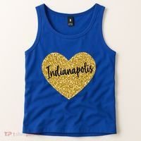 I Love Indianapolis Indiana Usa Cool Gift Tank Top thumb 2