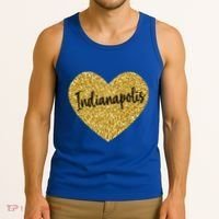 I Love Indianapolis Indiana Usa Cool Gift Tank Top thumb 3