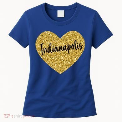 I Love Indianapolis Indiana Usa Cool Gift Women's T-Shirt