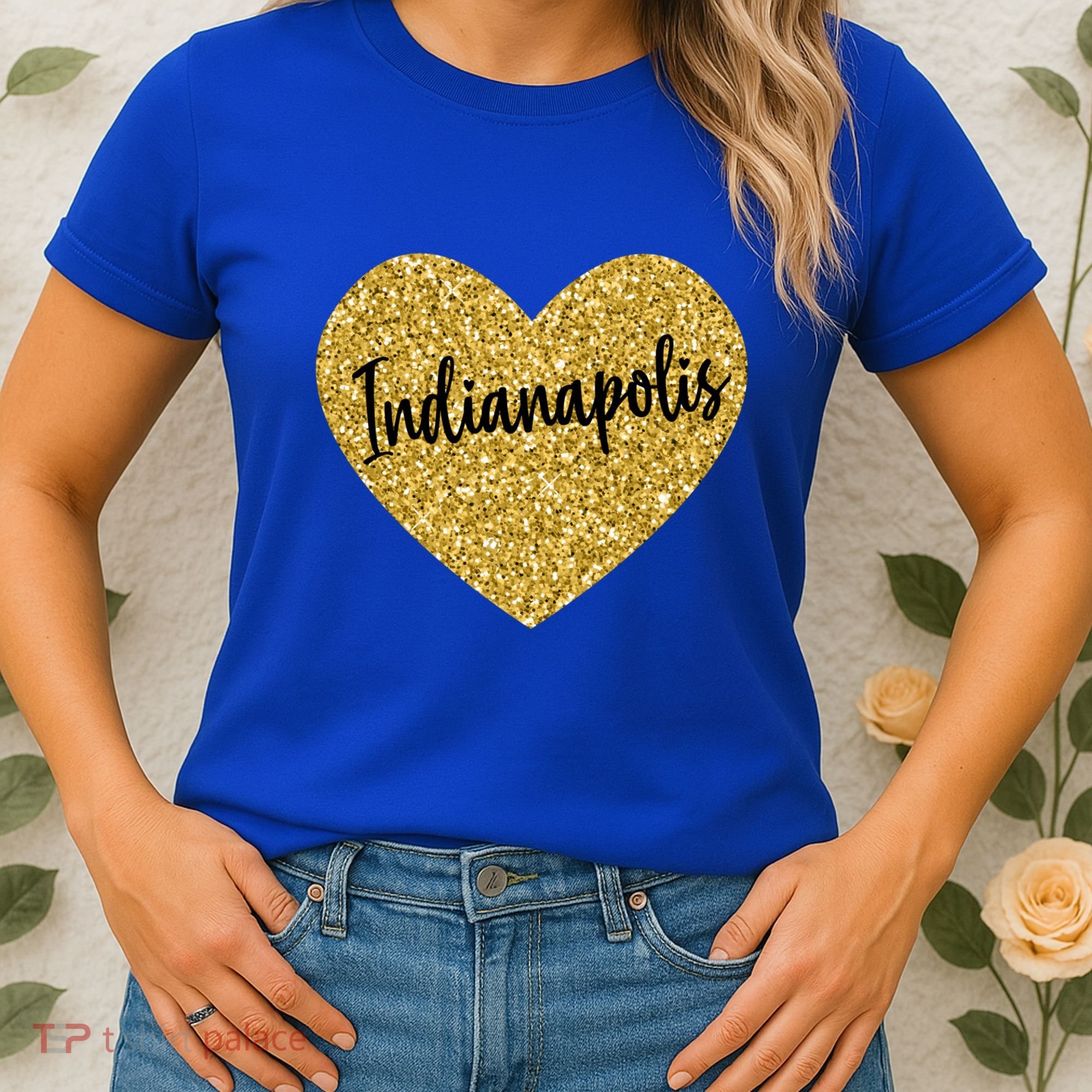 I Love Indianapolis Indiana Usa Cool Gift Women's T-Shirt