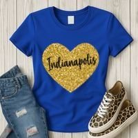 I Love Indianapolis Indiana Usa Cool Gift Women's T-Shirt thumb 3