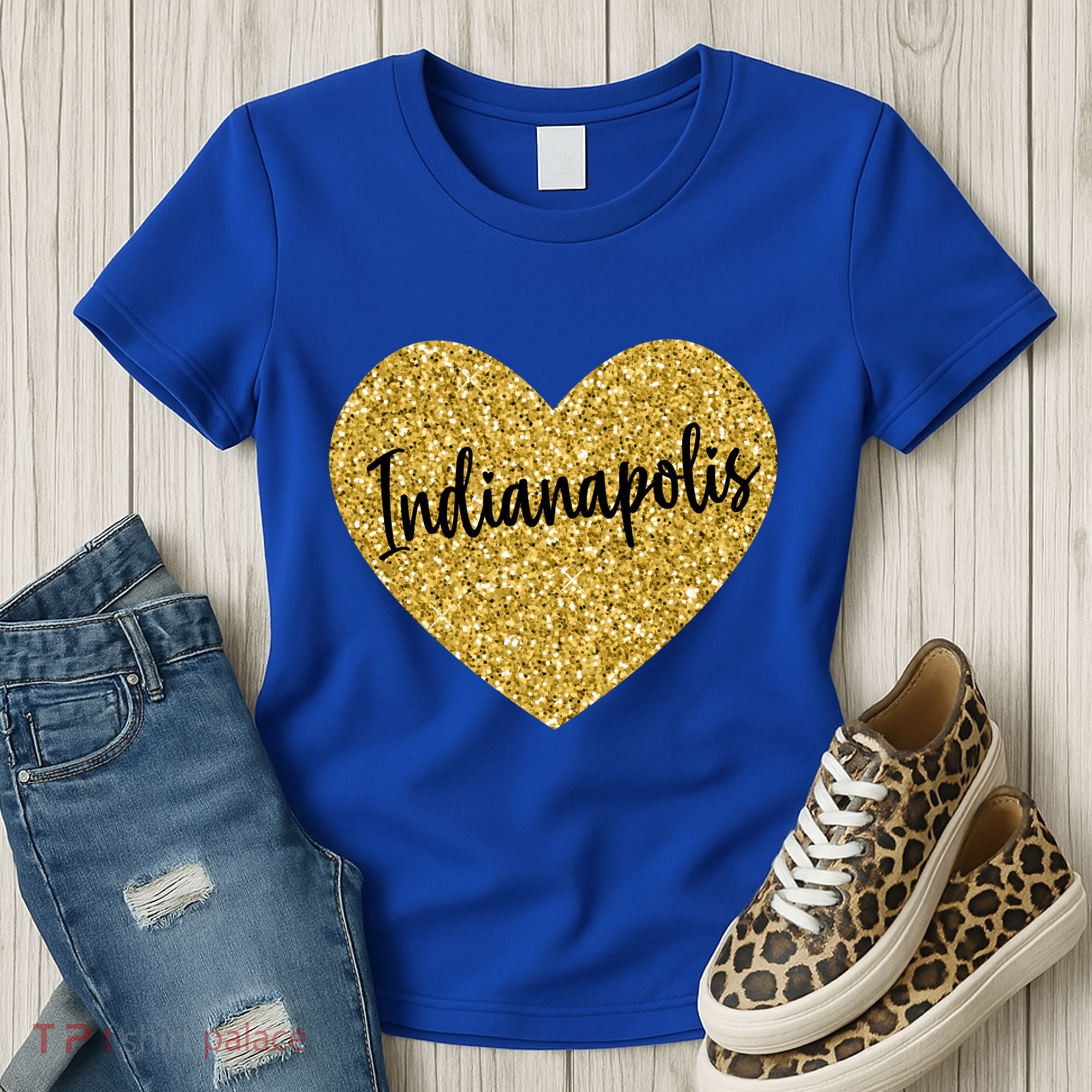 I Love Indianapolis Indiana Usa Cool Gift Women's T-Shirt