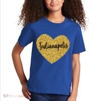 I Love Indianapolis Indiana Usa Cool Gift Kids T-Shirt thumb 2
