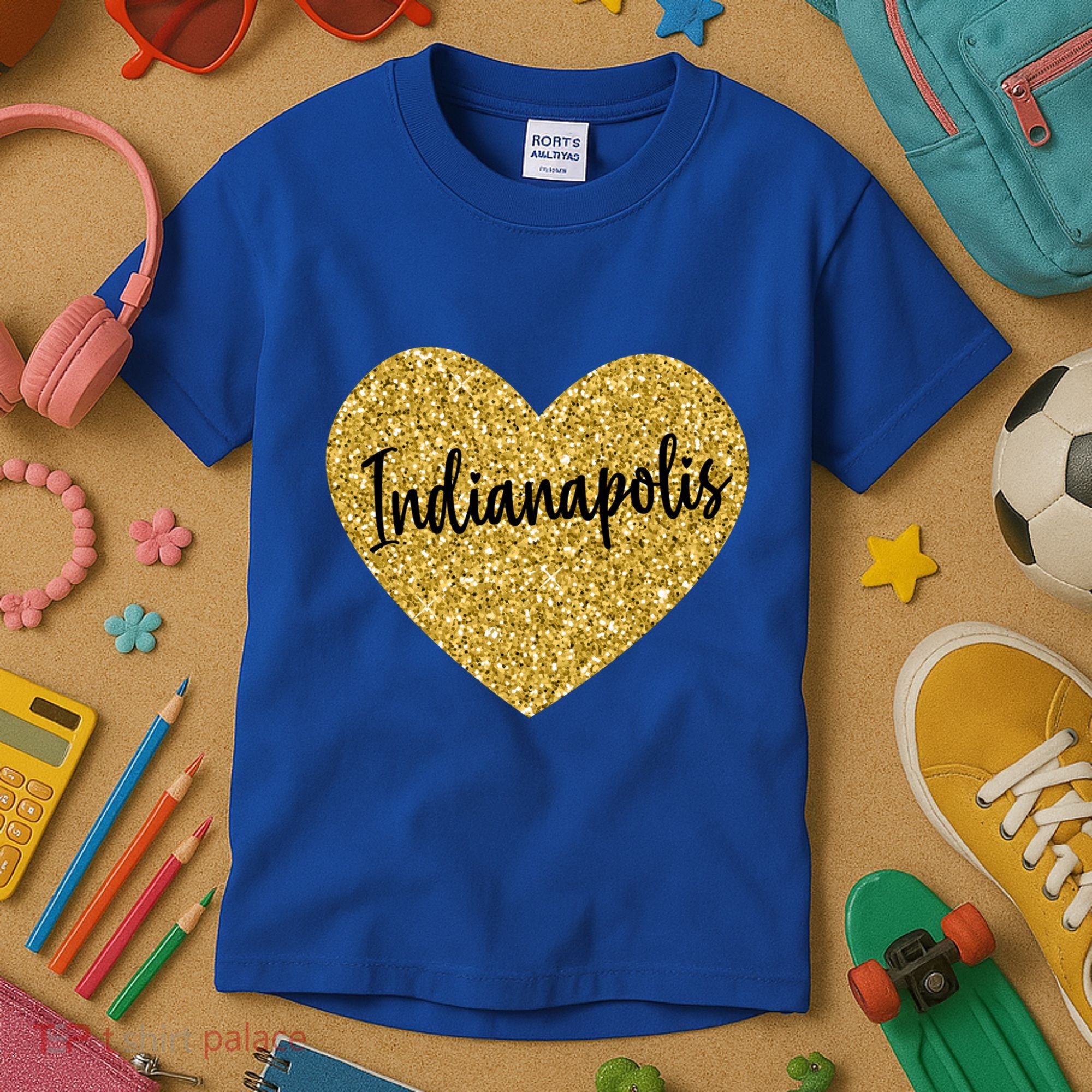 I Love Indianapolis Indiana Usa Cool Gift Kids T-Shirt