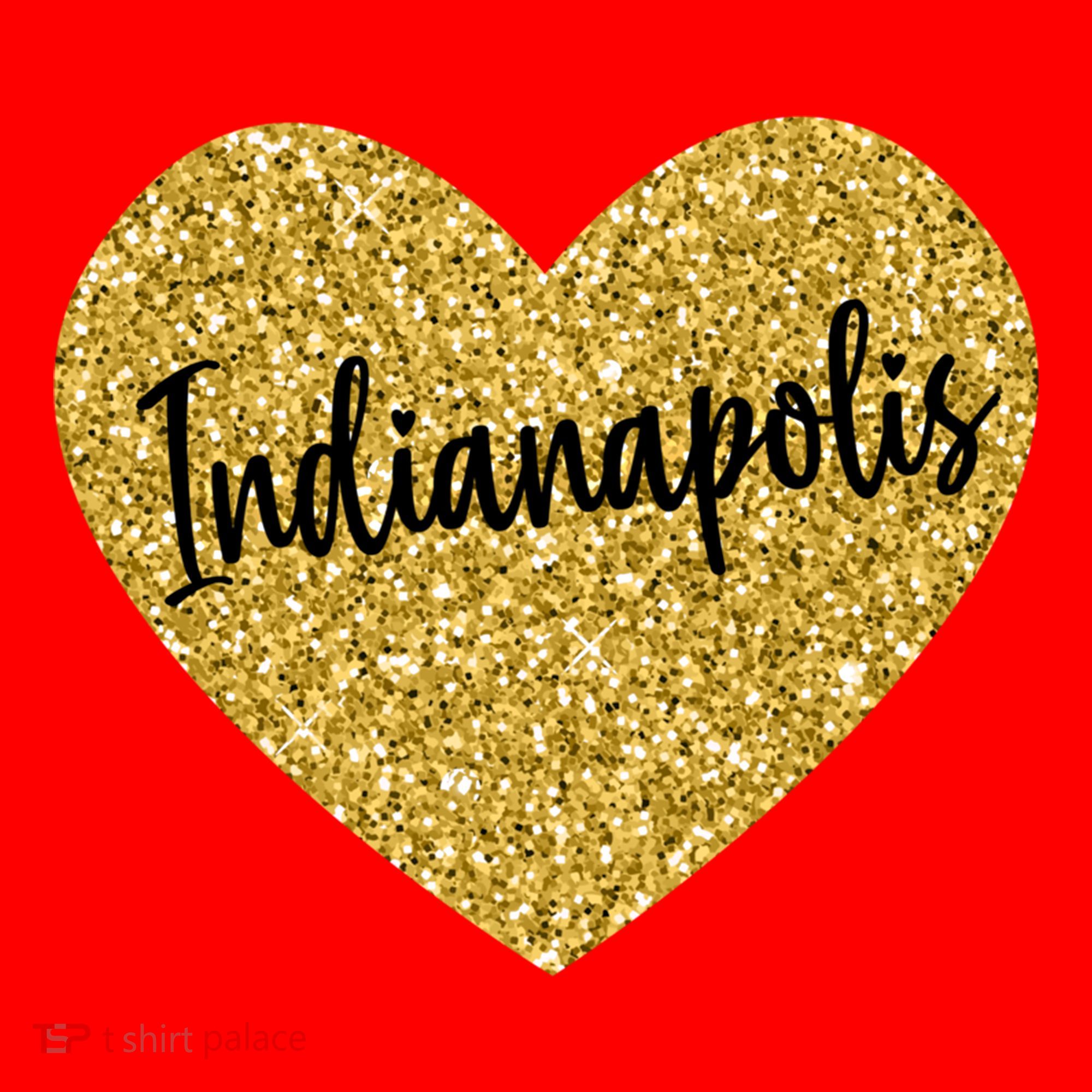 I Love Indianapolis Indiana Usa Cool Gift Santa Hat