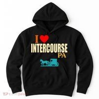 I Love Intercourse Funny Pa Hoodie thumb 0