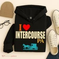 I Love Intercourse Funny Pa Hoodie thumb 4