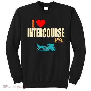 I Love Intercourse Funny Pa Sweatshirt