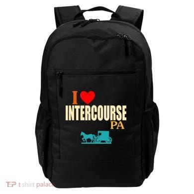 I Love Intercourse Funny Pa Backpack