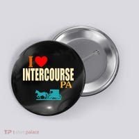 I Love Intercourse Funny Pa Button thumb 0