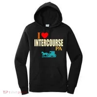 I Love Intercourse Funny Pa Women's Hoodie thumb 0