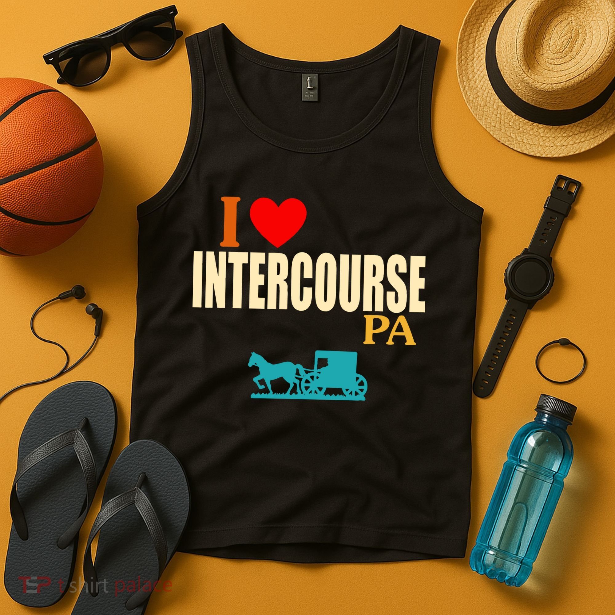 I Love Intercourse Funny Pa Tank Top