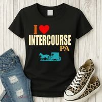 I Love Intercourse Funny Pa Women's T-Shirt thumb 3