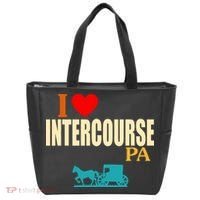 I Love Intercourse Funny Pa Tote Bag thumb 0