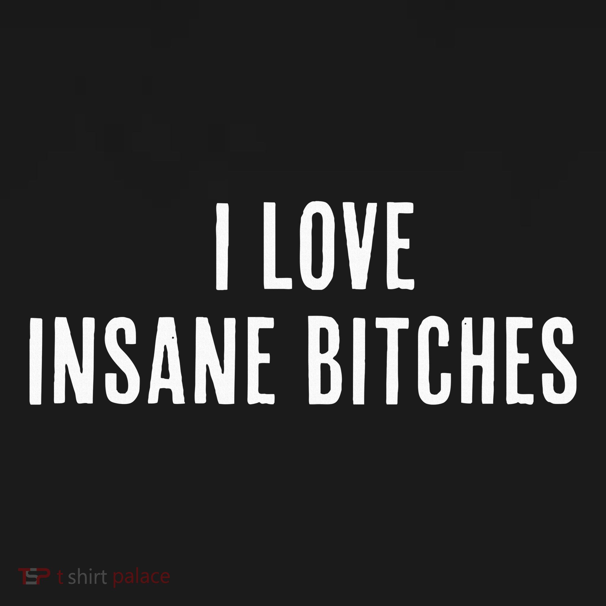 I Love Insane Bitches I Am Insane Couple Matching Couple Women's Tank Top