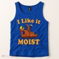 I LIKE IT MOIST Funny Thanksgiving Foods Family Group Set Tank Top thumb 2