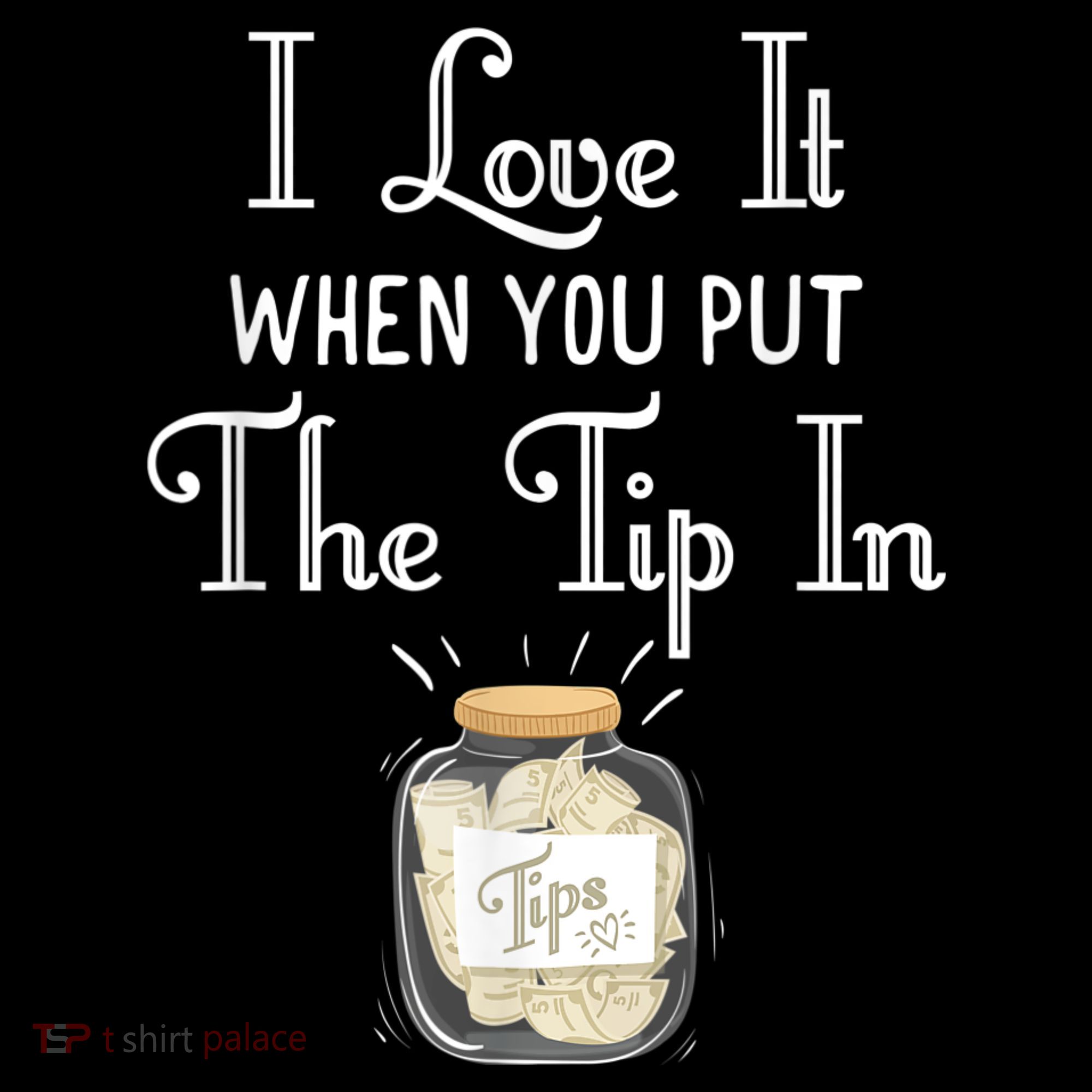 I Love It When You Put The Tip In! Bartender Women's Hoodie