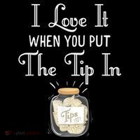 I Love It When You Put The Tip In! Bartender Ornament thumb 1