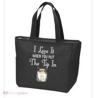 I Love It When You Put The Tip In! Bartender Tote Bag thumb 3