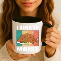 I Like It Moist Throwback Thanksgiving Dinner Family Gift Coffee Mug thumb 3