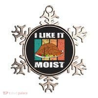 I Like It Moist Throwback Thanksgiving Dinner Family Gift Ornament thumb 0