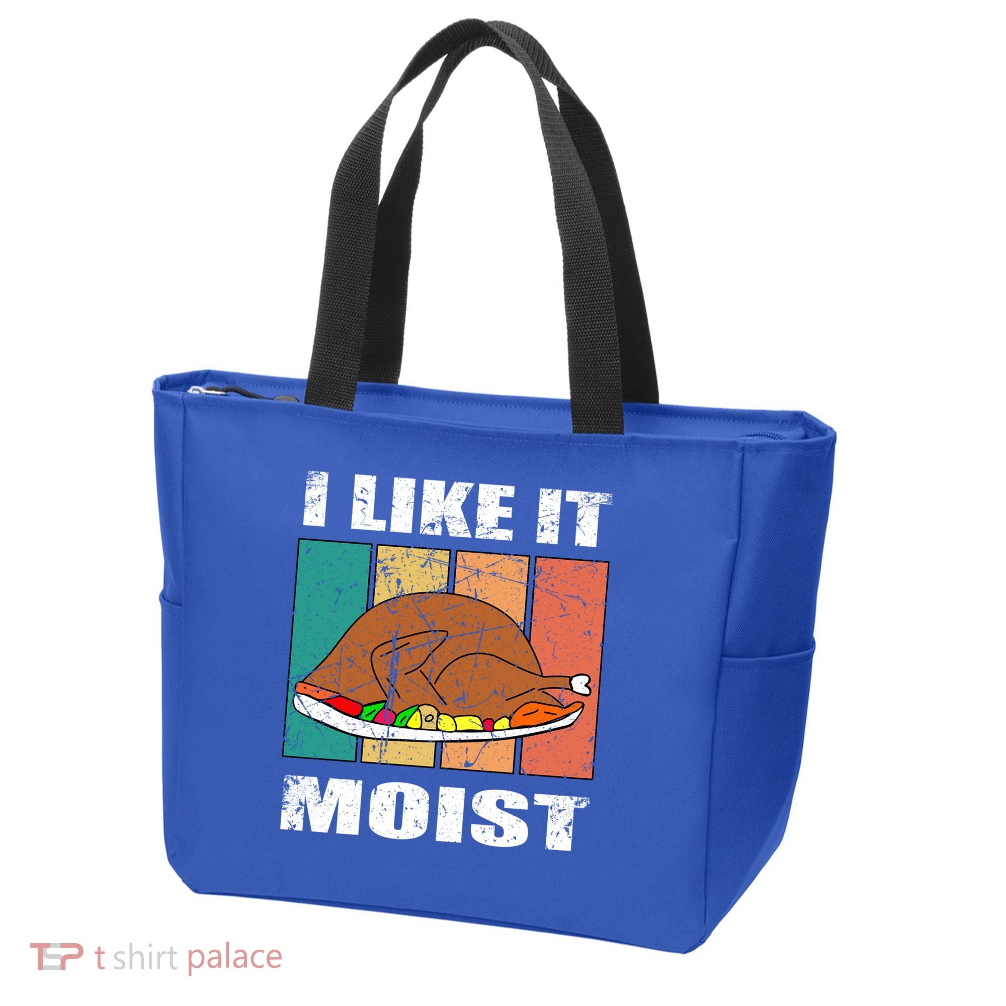 I Like It Moist Throwback Thanksgiving Dinner Family Gift Tote Bag
