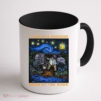 I Live In A Van Gogh Downby The River Coffee Mug thumb 1
