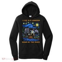 I Live In A Van Gogh Downby The River Women's Hoodie thumb 0