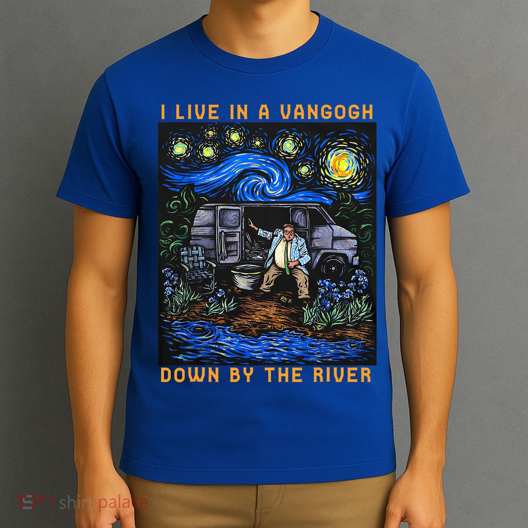 I Live In A Van Gogh Downby The River T-Shirt