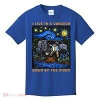 I Live In A Van Gogh Downby The River Kids T-Shirt thumb 0