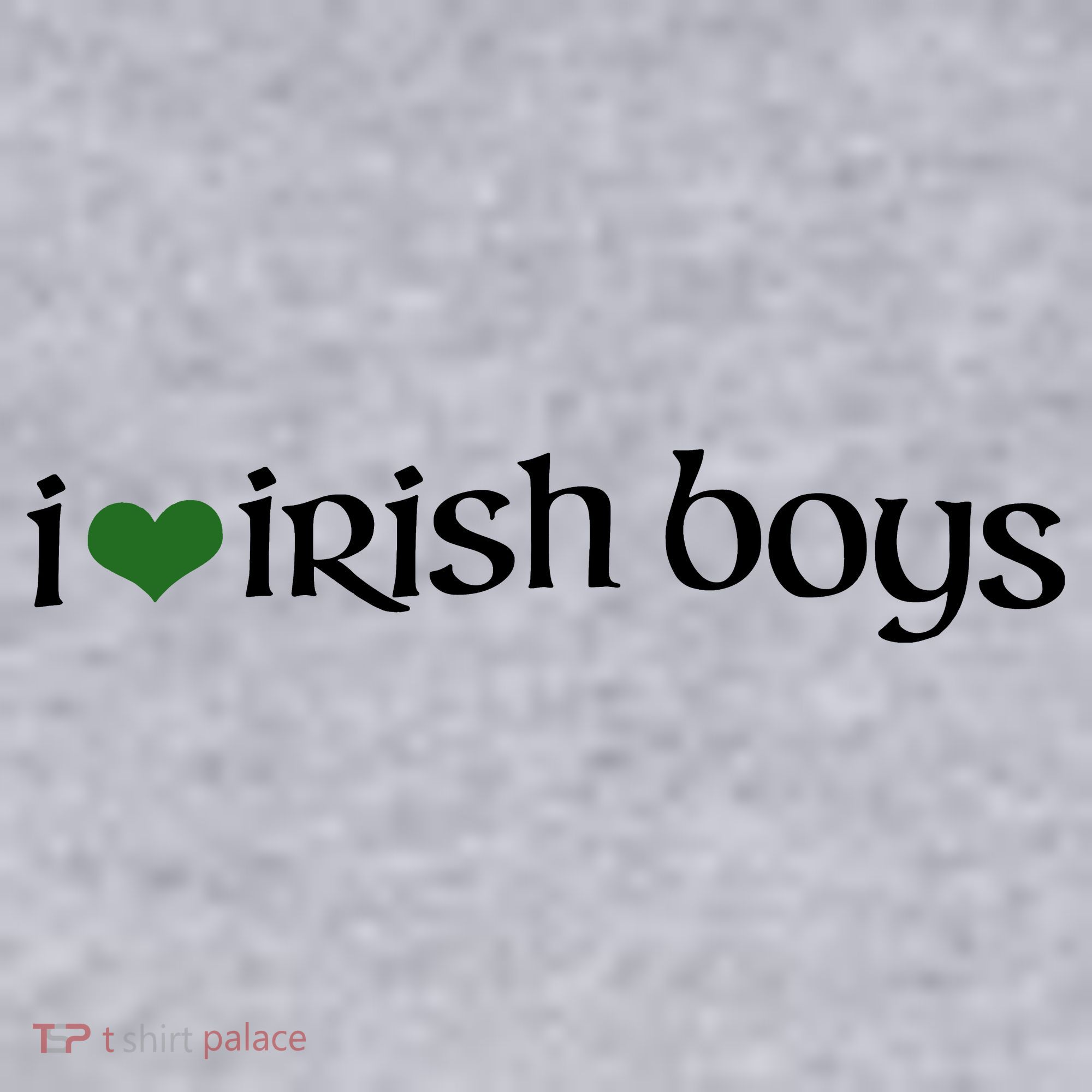 I Love Irish Boy Women's Sweatshirt