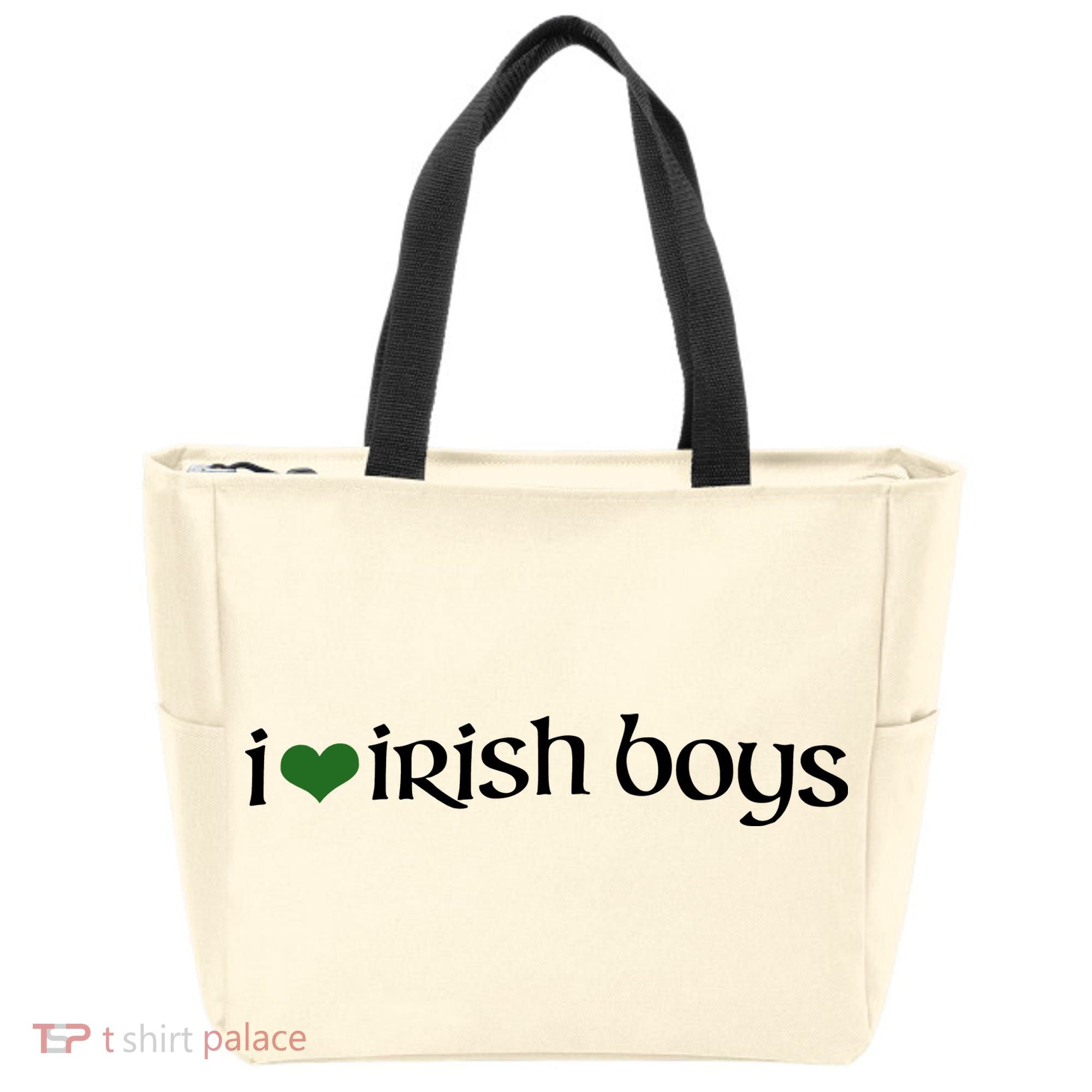 I Love Irish Boy Tote Bag