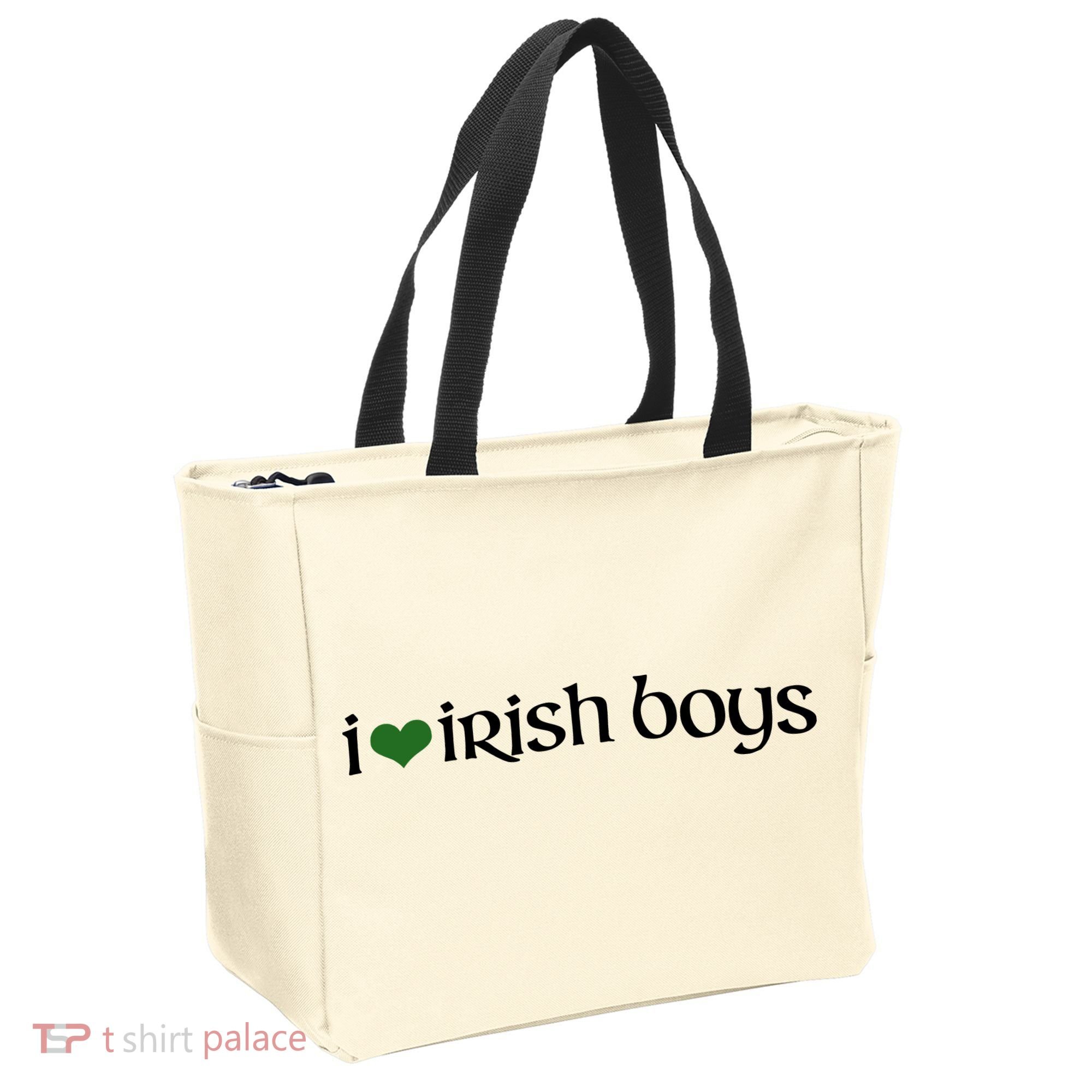 I Love Irish Boy Tote Bag