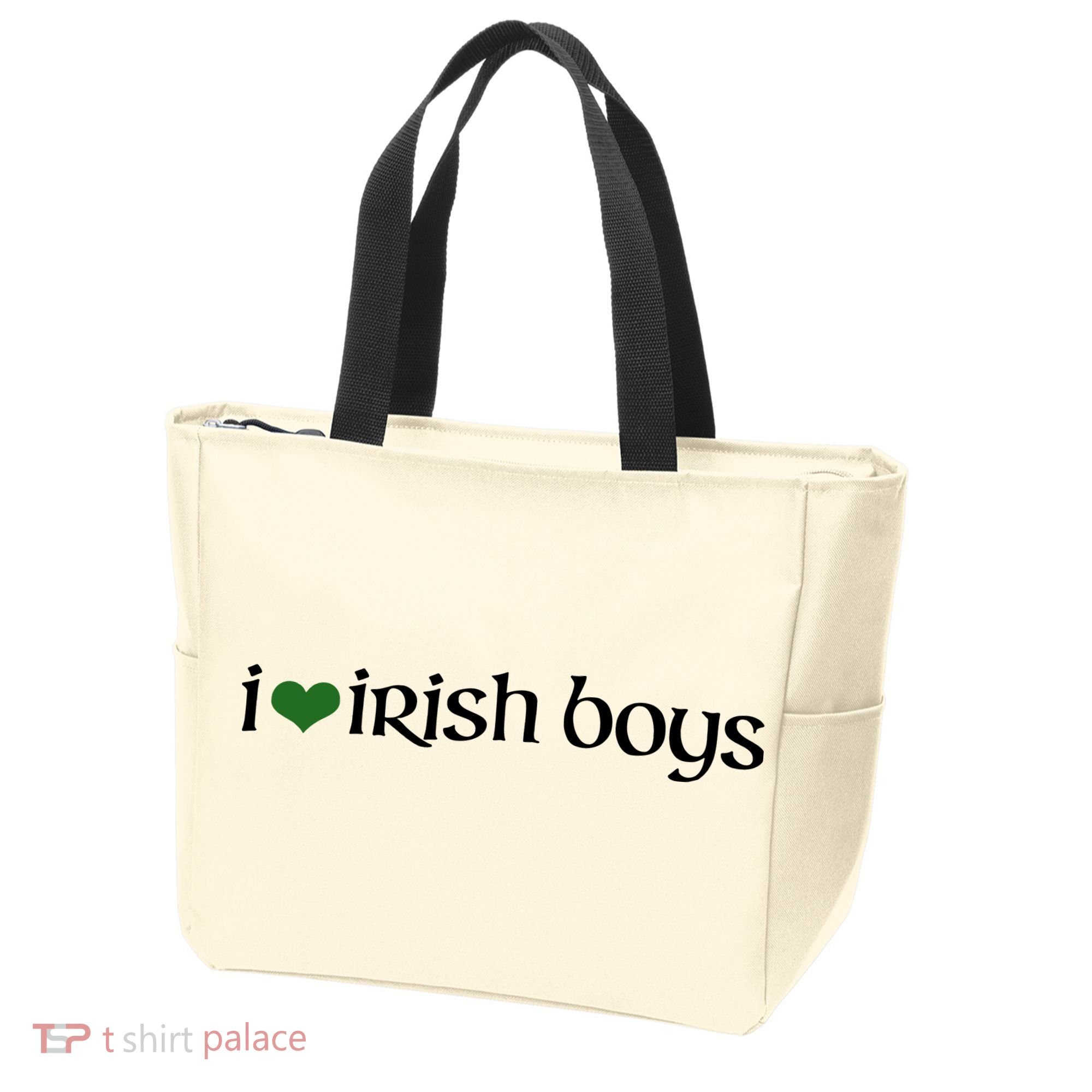 I Love Irish Boy Tote Bag