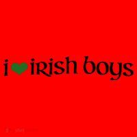 I Love Irish Boy Santa Hat thumb 1