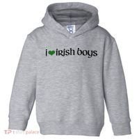 I Love Irish Boy Toddler Hoodie thumb 0