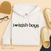 I Love Irish Boy Hoodie thumb 4