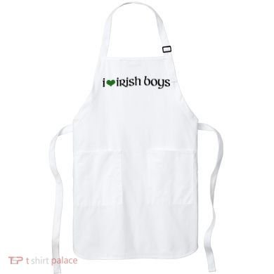 I Love Irish Boy Apron