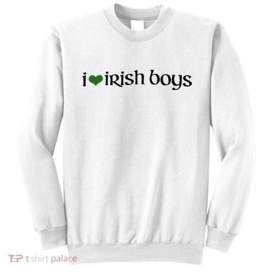 I Love Irish Boy Sweatshirt