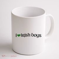 I Love Irish Boy Coffee Mug thumb 1