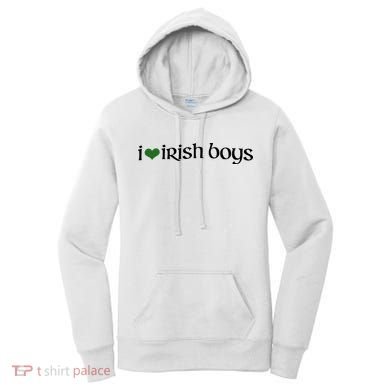 I Love Irish Boy Women's Hoodie