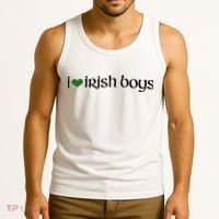 I Love Irish Boy Tank Top thumb 3