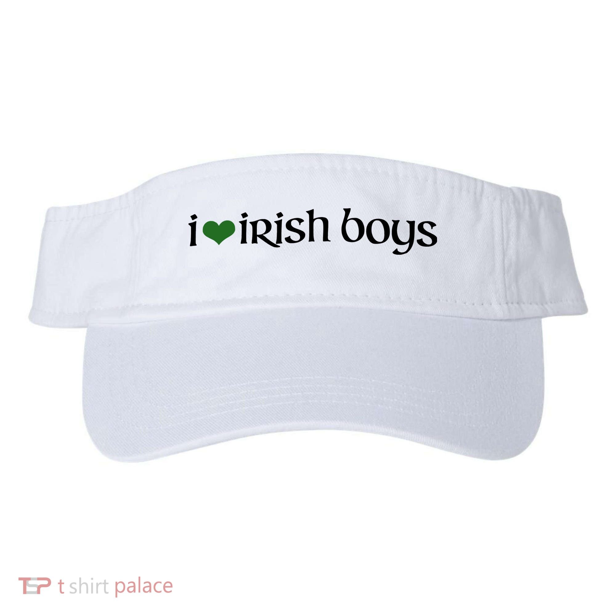 I Love Irish Boy Visor